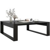  Stolić za kavu crni 100 x 100 x 35 cm od konstruiranog drva | shoptok.hr