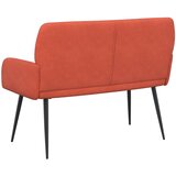  Dvosjed s metalnim nogama 2-sjedalo Crvena narančasta | shoptok.hr