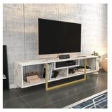 HANNAH HOME TV komoda Asal 150 Zlatno-Bijela | Eponuda.ba