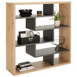 Premium Living Predelna Stena Bounty, Barva Hrasta, Antracit | Shoptok.si