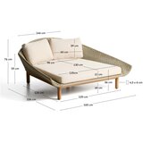 Kave Home Zelen vrtni ležalnik iz ratana dvosed Olbia – | Shoptok.si