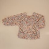 Mushie® Long Sleeve Bib slinček Pastel Blooms 6-24m 1 kos | Shoptok.si