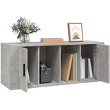 vidaXL TV omarica betonsko siva 100x35x40 cm inženirski les | Shoptok.si