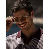 Reserved Polo-džemper s visokim udjelom pamuka - smeđi | shoptok.hr