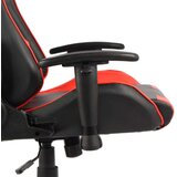 vidaXL Okretna igraća stolica crvena PVC | shoptok.hr