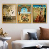 Wallity Set uramljenih slika 3AC_UN1385243, 3 Dela | ePonuda.com