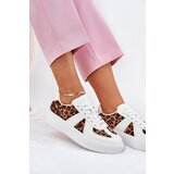 Boto Women Sneakers With Leopard Print On Platform White Nativira | Shoptok.si