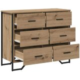  Komoda s ladicama 2 pcs Umjetnički hrast 91 x 35,5 x 74,5 cm | shoptok.hr