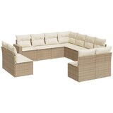  11-dijelni set vrtnih sofa od poliratana s jastucima bež | shoptok.hr