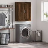 Maison Chic Stenska omarica - Zidna omarica rjavi hrast 69,5x34x90 cm inženirski les iu476, (22062784) | Shoptok.si