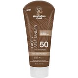 Australian Gold FACE SELF TANNER SPF50 - Krema za Sunčanje i Samotamnjenje 88 ml | shoptok.hr