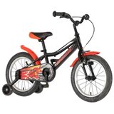 Visitor bicikl kids redstriker 16" 9" v-brake kontra 105-125cm (16") crno crveni 1160130 | Eponuda.com