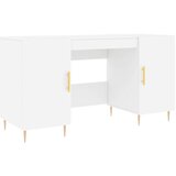 vidaXL Radni stol bijeli 140 x 50 x 75 cm od konstruiranog drva | shoptok.hr