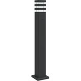  Vanjska podna svjetiljka s utičnicom crna 80 cm aluminijska | shoptok.hr