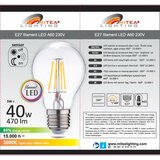 Mitea Lighting E27 5W A60 3000K filament led sijalica sa foto senzorom dan/noć auto detekcija, 230V 470lm cene