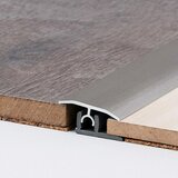 LOGOCLIC Prijelazni profil (Četkani aluminij, 0,9 m x 34 mm, Vrsta montaže: Uticanje) | shoptok.hr