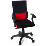 MID.YOU Mladinski Vrtljiv Stol Kiddy Pro Al, Črna, Rdeča | Shoptok.si