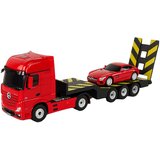Kamion za vuču na daljinsko upravljanje Mercedes-Benz 1:26 + autić - crveni | shoptok.hr