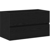  Kupaonski ormarić za sudoper Crni hrast 80 x 38,5 x 45 cm | shoptok.hr