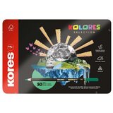 Kores Bojice drvene 50/1 u metalnoj kutiji Slike