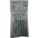 Komplet udarnih zidnih vložkov (premer vložka: 8 mm, dolžina: 120 mm, 20 kosov, najlon) Cene