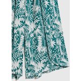 Marisse Patterned Green Viscose Trousers | ePonuda.com