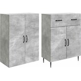  Set ormara 2 pcs Betonska siva 66 x 34,5 x 89,5 cm | Eponuda.ba