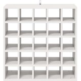  Stalak za vino 2 pcs Bijelo 56 x 25 x 56 cm Čvrsto borovo drvo | shoptok.hr