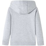 Dječja majica s kapuljačom siva prošarana i narančasta 128 | shoptok.hr