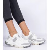 Gemre White women's sneakers with sock-like upper Milada | shoptok.hr