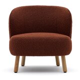 Kave Home Fotelja od bouclé tkanine boja terakote Ulit – | shoptok.hr