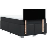  s oprugama i madracem crni 120x190 cm od umjetne kože | shoptok.hr