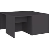The Living Store Klubske mizice 4 kosi sive 33x33x33 cm iverna plošča - Klubska Mizica, (21421236) | Shoptok.si