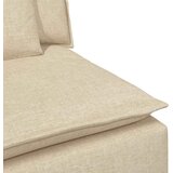 Modularni kauč s naslonom za ruke i jastucima krem boje 100 cm | shoptok.hr
