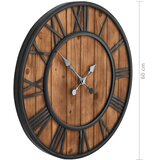 vidaXL Starinska stenska ura s Quartz gibanjem les in kovina 60 cm XXL, (20823718) | Shoptok.si