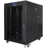 Lanberg FF01-8015-12BL rack cabinet 15U Freestanding rack Black | shoptok.hr
