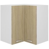vidaXL Viseča kotna omarica sonoma hrast 57x57x60 cm iverna plošča, (20620681) Cene