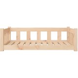Krevet za pse 95,5 x 65,5 x 28 cm od masivne borovine | Eponuda.ba