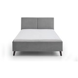 Meise Möbel Sivi tapecirani bračni krevet s podnicom 140x200 cm Piano – | shoptok.hr