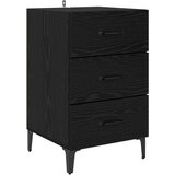  Noćni ormar Crni hrast 40 x 40.5 x 66 cm Konstruirano drvo | Eponuda.com