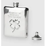 Clover Flask silver