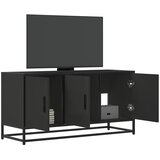 vidaXL TV ormarić crni 100x35x50 cm Konstruirano drvo i metal Cijene