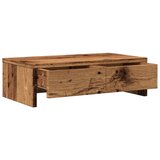  Stalak za monitor s ladicama boja drva 50 x 27 x 15 cm drveni | shoptok.hr