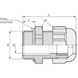  Kabelska uvodnica PG42 poliamid svijetlo sive boje (RAL 7035) LappKabel SKINTOP ST PG 42 RAL 7035 LGY 5 kom. | Eponuda.ba