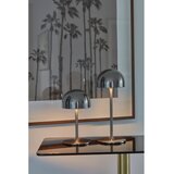 Sirius LED namizna svetilka z daljinskim upravljalnikom v srebrni barvi s kovinskim senčilom (višina 22 cm) Tim – | Shoptok.si