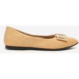 Resti Women's beige ballerinas with an ornament on the toe Cavo - Footwear | Shoptok.si