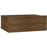 The Living Store Lebdeča nočna omarica rjav hrast 40x30x15 cm inženirski les - Lebdeča Nočna Omarica, (21420883) | Shoptok.si