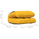  Sklopiva podna stolica od tkanine boja senfa | shoptok.hr