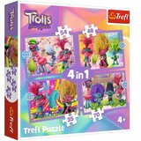 Trefl Trollok 3 .: 4 v 1 sestavljanka - | Shoptok.si