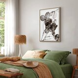  Slika - Transparent Clover (1 Part) Vertical 60x90 U prirodnom drvenom okviru | shoptok.hr